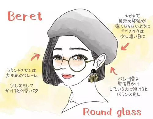 接地氣的小仙女一定要看看！冬天佩戴上帽子和眼鏡